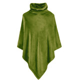 Moodit Poncho Fleece, Cactus Green - 80 x 80 cm - Polyester