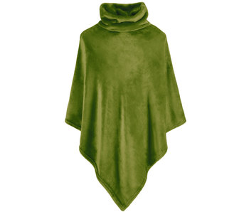 Moodit Poncho Fleece Cactus Groen 80 x 80 cm Polyester