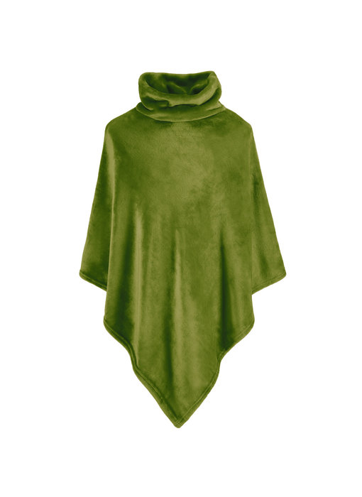 Moodit Poncho Fleece Cactus Green 80 x 80 cm Polyester