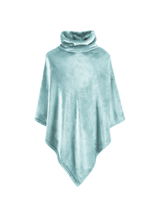 Moodit Poncho Fleece Light Blue 80 x 80 cm Polyester