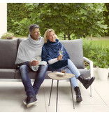 Moodit Poncho Fleece, Dunkelgrau - 80 x 80 cm - Polyester