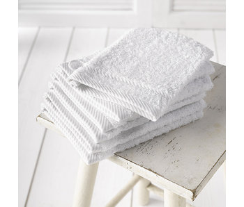 De Witte Lietaer Washcloths Helene White 6 pieces