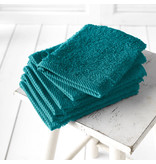 De Witte Lietaer Washandjes Helene Lake Green 15 x 21 cm - 6 stuks - Katoen