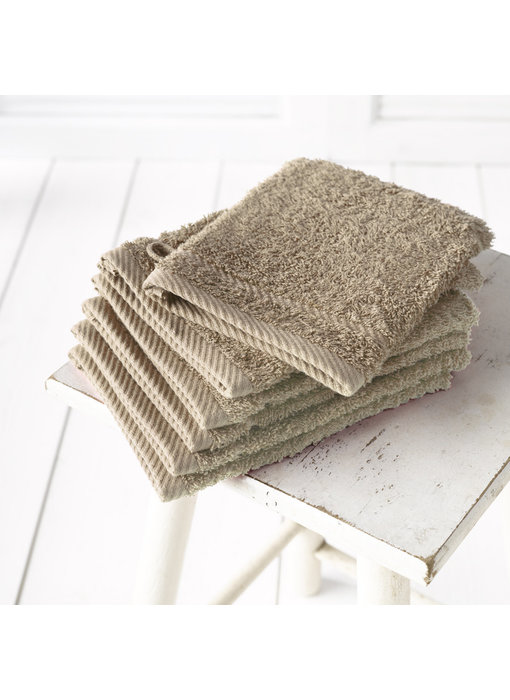 De Witte Lietaer Débarbouillettes Helene Humus 6 pcs