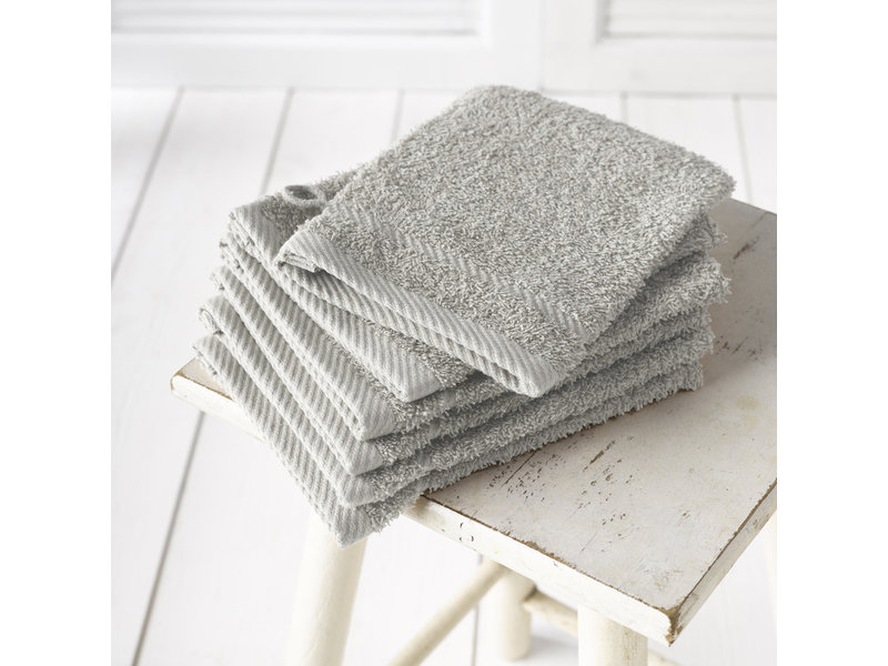 De Witte Lietaer Washandjes Helene Dove 15 x 21 cm - 6 stuks - Katoen