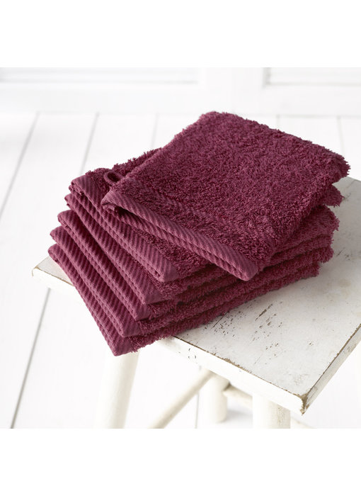 De Witte Lietaer Washandjes Helene Beet Red 6 stuks