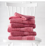 De Witte Lietaer Guest towels Helene Carmine 30 x 50 cm - 6 pieces - Cotton