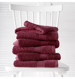 De Witte Lietaer Guest towels Helene Beet Red 30 x 50 cm - 6 pieces - Cotton