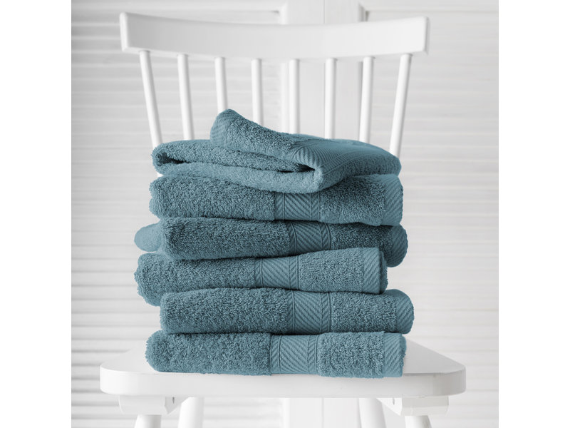 De Witte Lietaer Guest towels Helene Arctic 30 x 50 cm - 6 pieces - Cotton