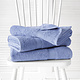 Serviettes de douche Hélène Sky Blue 3 pièces