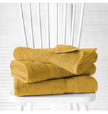De Witte Lietaer Shower towels Helene Golden Yellow 70 x 140 cm - 3 pieces - Cotton