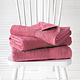 Shower sheets Helene Carmine 3 pieces