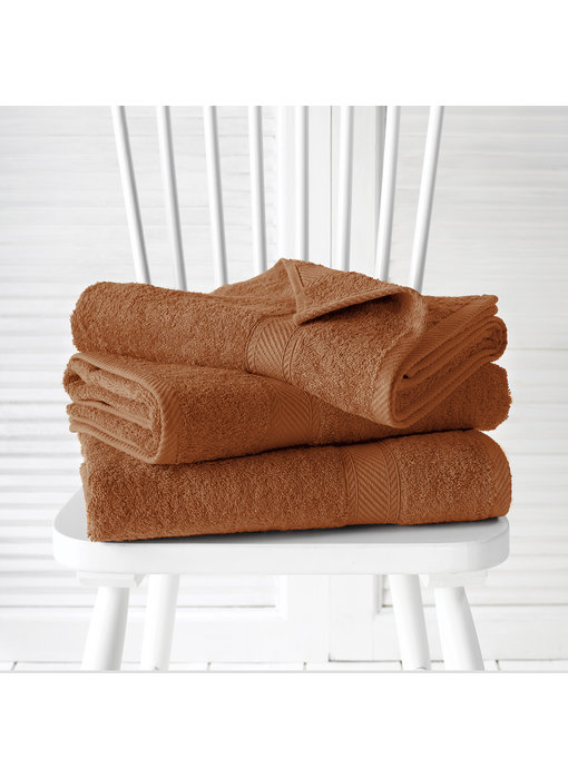 De Witte Lietaer Shower towels Helene Caramel 3 pieces