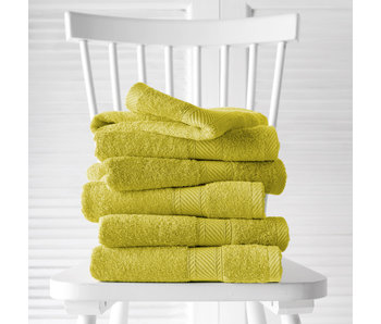 De Witte Lietaer Towels Helene Warm Olive 6 pcs