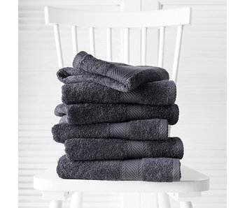 De Witte Lietaer Towels Helene Ebony 6 pcs