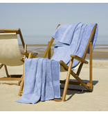 De Witte Lietaer Beach towel Helene Sky Blue 100 x 200 cm - Cotton