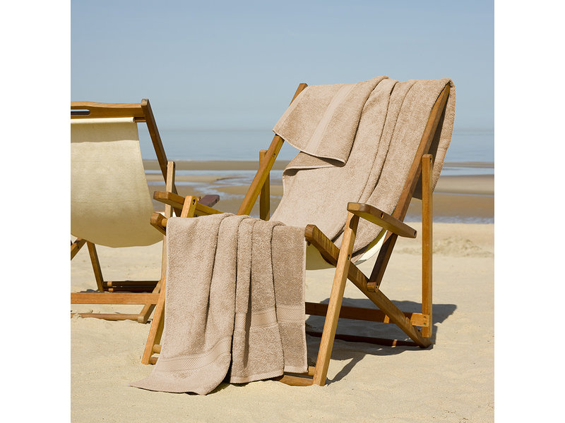 De Witte Lietaer Drap de plage Helene Sand 100 x 200 cm - Coton