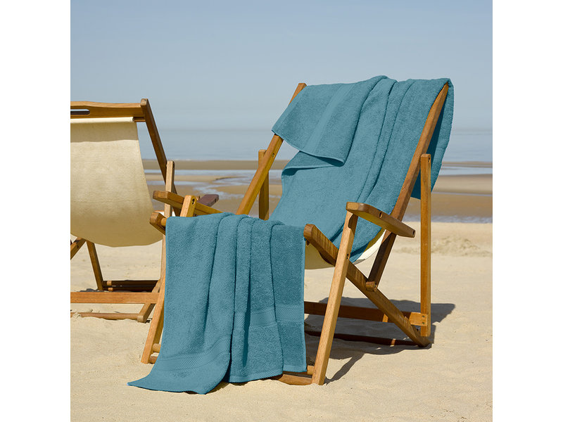 De Witte Lietaer Serviette de plage Helene Arctic 100 x 200 cm - Coton