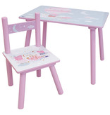 Peppa Pig Tisch mit Stuhl, Dream - 41,5 x 60 x 40 + 49,5 x 31,5 x 31 cm - MDF