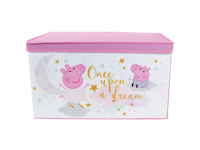 Peppa Pig Coffre à jouets Pliable, Dream - L 56,5 cm x P 36 cm x H31 cm