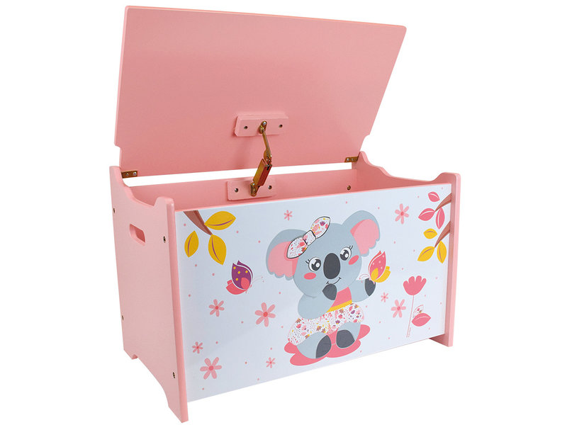 Mimi Koala Spielzeugkiste, Pink – B58 x L36 x H40 – MDF