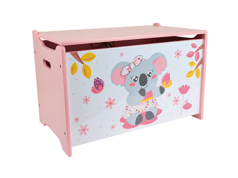 Mimi Koala Toy box, Pink -W58 x L36 x H40 - MDF