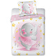 BÉBÉ Housse de couette Éléphant 100 x 135 cm / 40 x 60 Coton