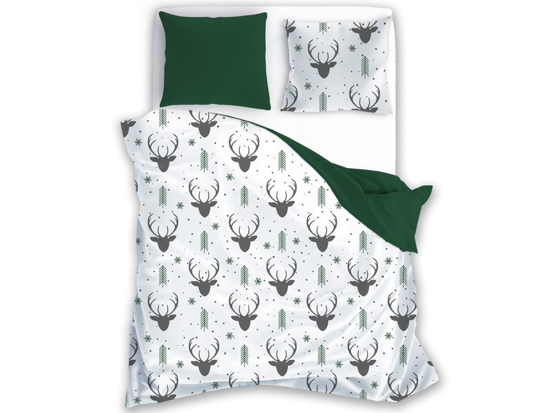 Kerst Housse de couette Scandic - Simple - 140 x 200 cm - Coton