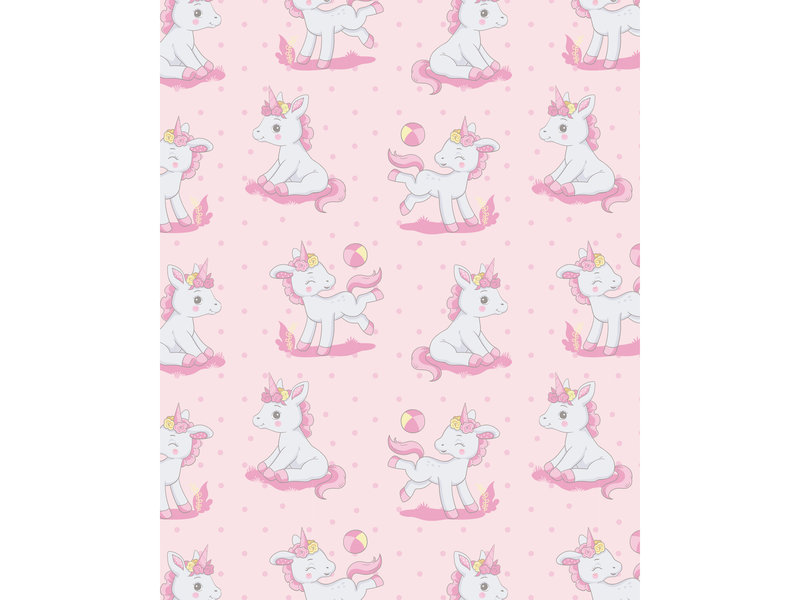 Unicorn Baby Sherpa Fleece deken - 80 x 100 cm - Polyester