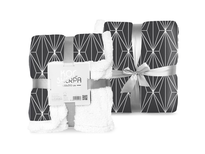 Faro Sherpa Fleece Blanket Graphic - 150 x 200 cm - Polyester