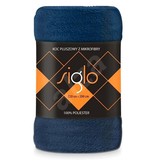 Faro Fleece plaid, Blue - 220 x 200 cm - Polyester