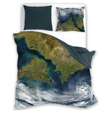 Faro Duvet cover, Earth - Single - 140 x 200 cm - Cotton