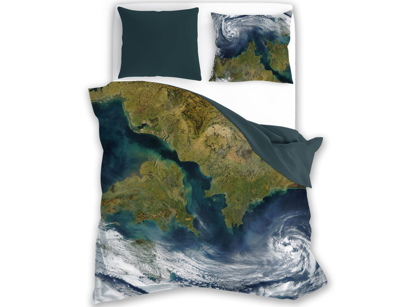 Faro Duvet cover, Earth - Single - 140 x 200 cm - Cotton