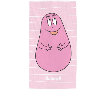 Barbapapa Serviette de plage Rose 70 x 120 cm Coton