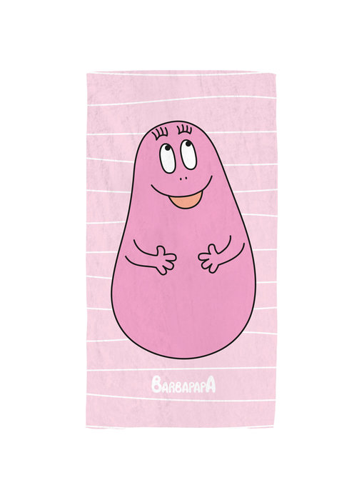 Barbapapa Beach towel Pink 70 x 120 cm Cotton