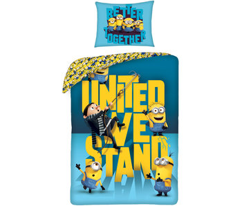 Minions Bettbezug United We Stand 140 x 200 cm + 70 x 90 cm Baumwolle