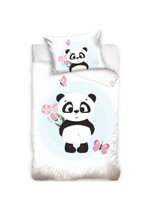 Animal Pictures BABY-Bettbezug Panda 100 x 135 cm Baumwolle