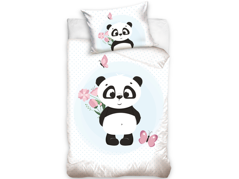 Animal Pictures BABY Bettbezug, Panda - 100 x 135 cm - Baumwolle