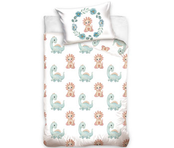 Dinosaurus Housse de couette BABY 100 x 135 cm Coton