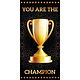 Serviette de plage Champion 70x140 cm Coton
