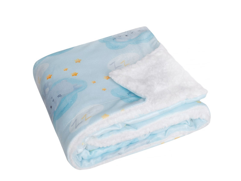 Animal Pictures Baby Sherpa Fleece blanket - 80 x 100 cm - Polyester