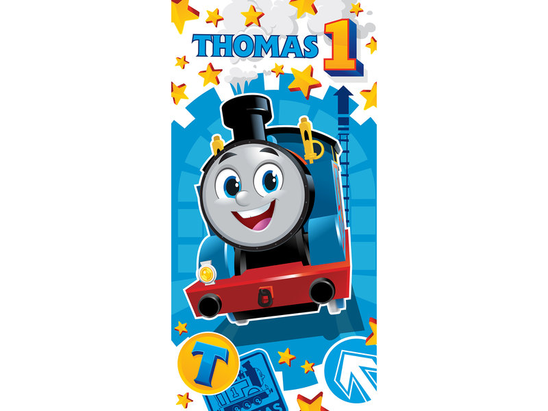 Thomas de Trein Beach towel, Sodor - 70 x 140 cm - Cotton