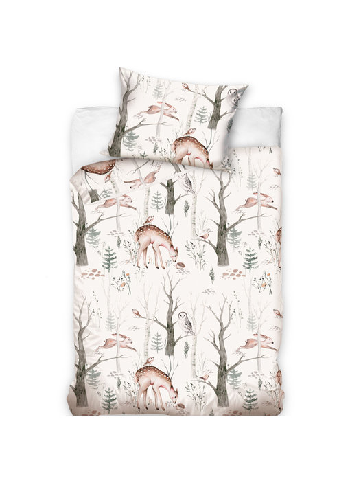 Animal Pictures Housse de couette BABY Cerf 100 x 135 cm Coton