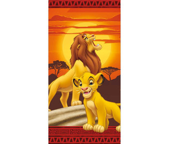 Disney The Lion King Serviette de plage Mufasa & Simba - 70 x 140 cm - Coton