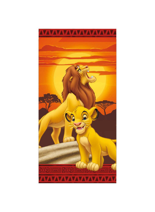 Disney The Lion King Beach towel Mufasa & Simba - 70 x 140 cm - Cotton