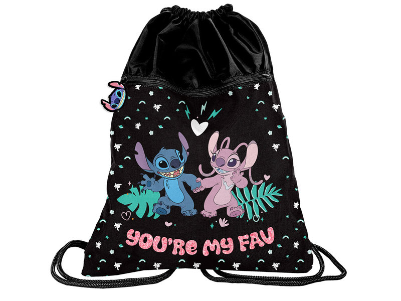 Disney Lilo & Stitch Gym bag, Tropical Love - 45 x 34 cm - Polyester