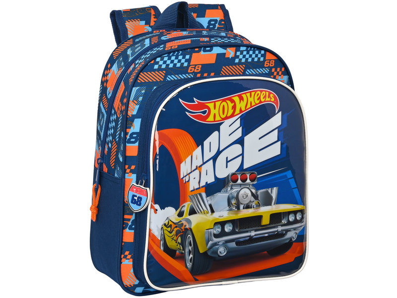 Hot Wheels Backpack, Speed Club - 33 x 27 x 10 cm - Polyester