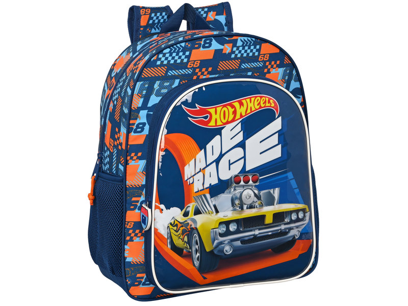 Hot Wheels Backpack, Speed Club - 38 x 32 x 12 cm - Polyester