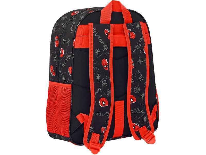 SpiderMan Backpack, Hero - 38 x 32 x 12 cm - Polyester