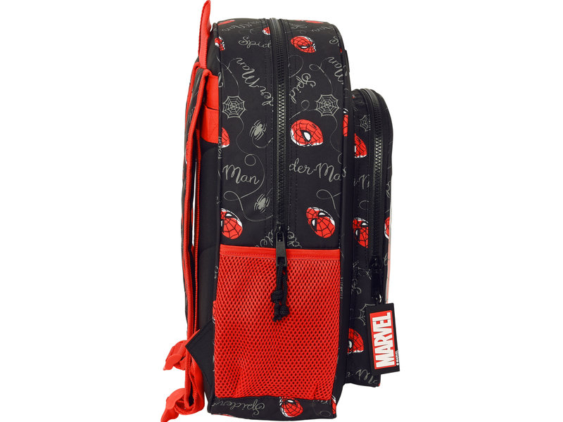 SpiderMan Backpack, Hero - 38 x 32 x 12 cm - Polyester